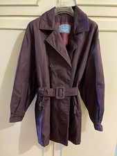 Prada Trench Con Cintura In Vita Vestibilità Ottima