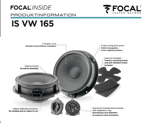 Focal isvw165 altoparlante - focal,