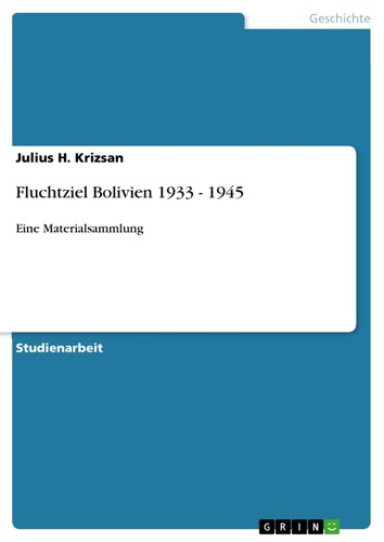 Fluchtziel bolivien 1933 - 1933,