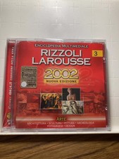 CD ROM Win- Enciclopedia Multimediale RIZZOLI LAROUSSE 2002 Volume 3