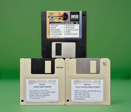 Floppy disk vintage backing