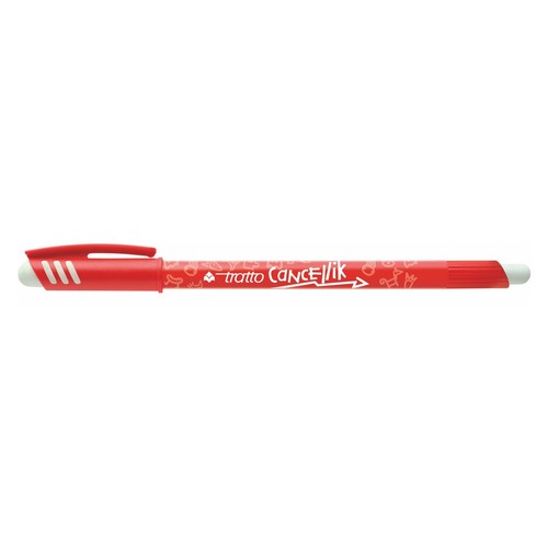 Penna tratto cancellik rosso - tratto, cancellik: