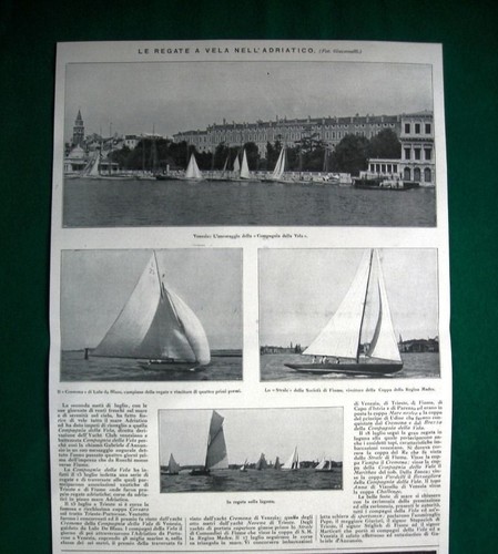 Nel 1920 regate - , adriatico