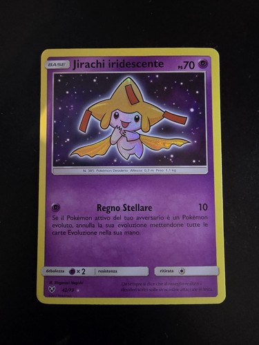Pokemon jirachi iridescente - pokemon,