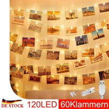 12M 120LED Foto Clip Catena