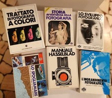 Lotto 6 libri fotografia