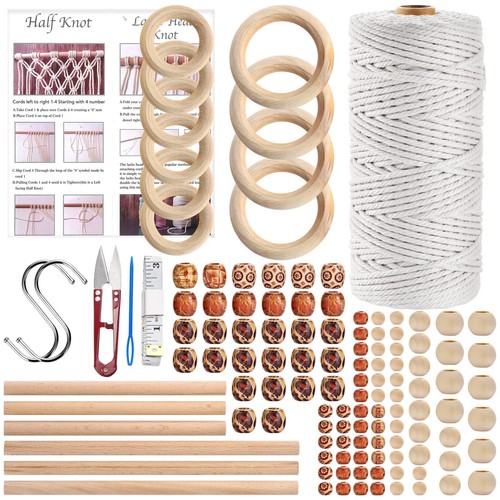 121 pezzi kit macramè - 121, con