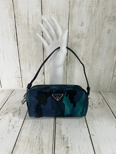Prada micro mini tessuto - prada, royal