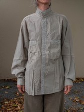 Camicia Canova con ricami e collo alla coreana - beige - taglia xl