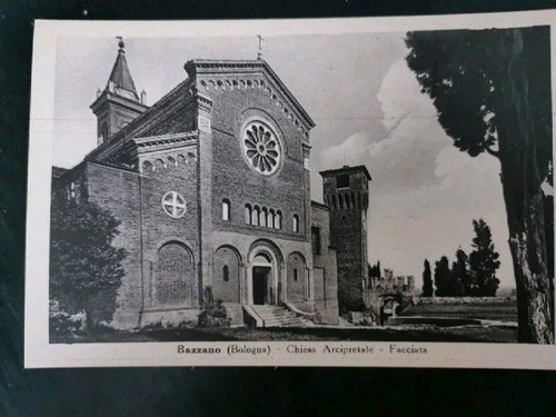 Cartolina bazzano chiesa - bazzano,