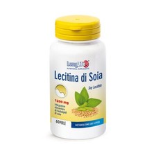 LongLife Lecitina di Soia 1200mg Integratore per il Colesterolo, 60 Perle