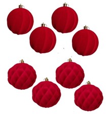 Set di 8 Palline Rosse