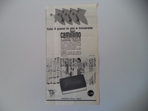 Advertising pubblicità 1962 - advertising,