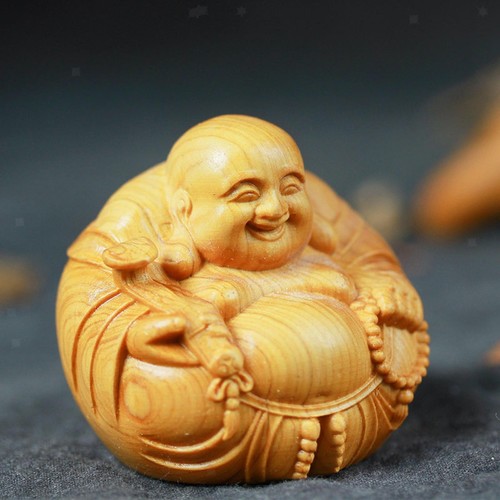 Statua buddha legno - in,