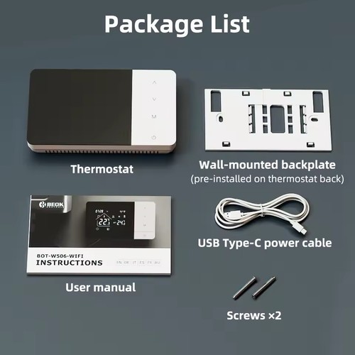 Termostato smart wifi tuya per - termostato,