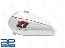 Per Yamaha XT500 in lega di vernice bianca e serbatoio benzina lucidato,...