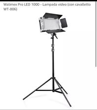 ✅Lampada video - foto - podcast cavalletto incluso Walimex Pro Led 1000 ⭐NUOVO⭐