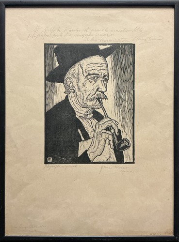 Josef haas triverio - triverio, xilografia