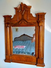 Specchiera Vintage In Legno Di Noce. Originale