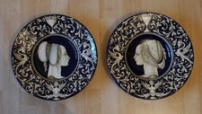 COPPIA DI PIATTI MAIOLICA