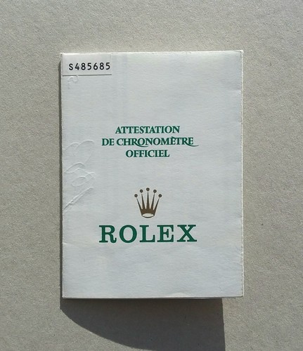 Rolex guarantee warranty paper - guarantee,