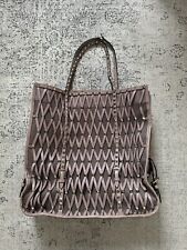 borsa grande VALENTINO ROCKSTUD rosa cipria rete pelle