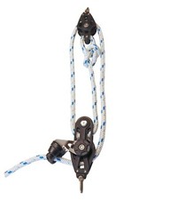 Sistema blocco puleggia a vela