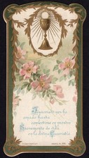 santino antico Prima Comunione