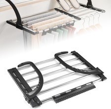 Stendibiancheria Da Balcone Estensibile 51-95Cm Stendino Da Balcone Allungabile 