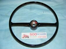 FIAT 500 R/GIARDINIERA VOLANTE STERZO TIPO ORIGINALE NERO NUOVO SENZA PULSANTE C