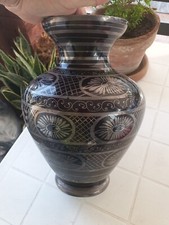Vaso Vetro Argento  Violaceo