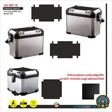 3 Protezioni Valigie Top case BMW alluminio k 25 R 1200 1250 F 800 ANTIGRAFFIO