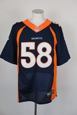 NIKE BRONCOS MILLER N 58 NFL MAGLIA UOMO FOOTBALL  TG. 44 SPORT T-SHIRT MAN