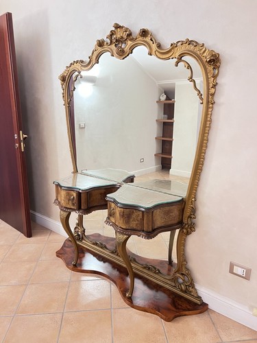 Console antica pettiniera anni - console,