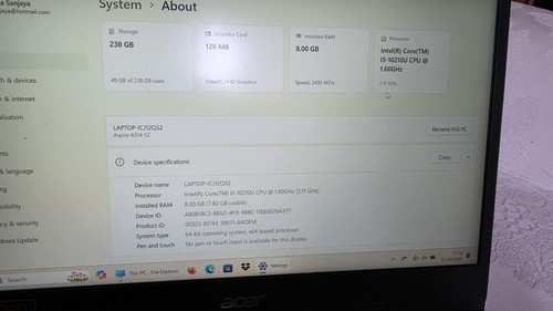 Acer aspire 10a - aspire, i5