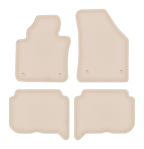 Set tappetini moquette beige