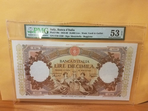 Italia p89c 10000 lire - italia,