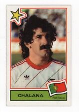 FIGURINA lamina PANINI FOOTBALL SUPERSTARS 84 1984 PORTUGAL - CHALANA