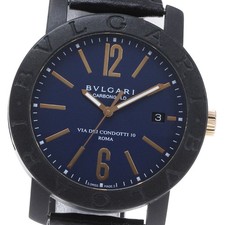 Orologio Uomo Automatico BVLGARI BVLGARIBVLGARI Carbonio Oro BB40CL Quadrante Navy_867247