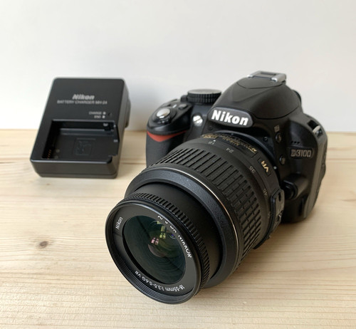 Fotocamera reflex nikon d3100 - reflex,