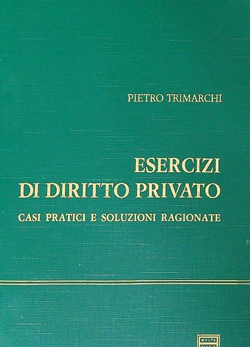 Esercizi diritto privato - di,