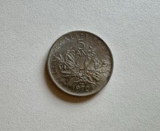 V Repubblica - 5 Franchi Semeuse Piefort 1970 - 500 Ex.