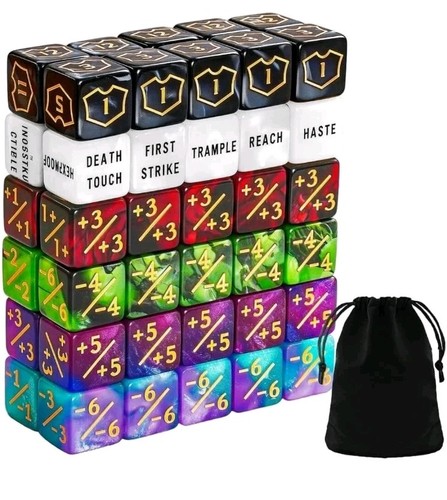 Pcs mtg dice - 60,