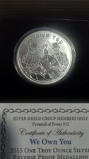 1 oz argento tondo/moneta "We