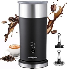 Montalatte Elettrico, Morpilot Milk Frother, 4 in 1 Funzione, Capacità Massima