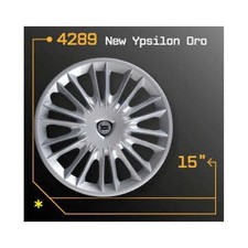 SET COPRICERCHI 4PZ COPPA RUOTA COPRI RUOTA  LANCIA YPSILON 06 15" 4556.