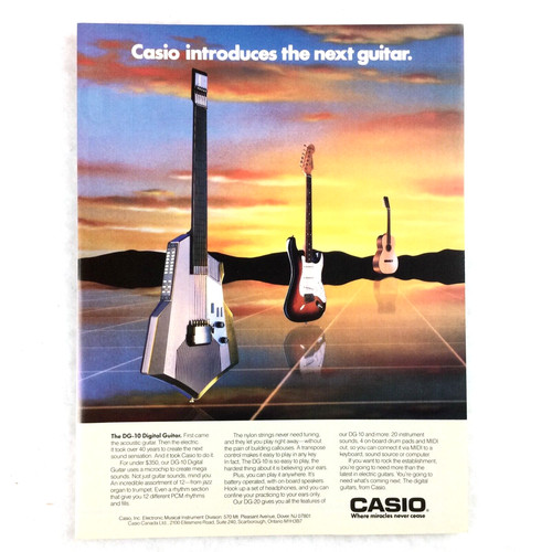 Casio chitarra digitale