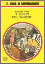 LIBRO IL SONNO DELL'INGIUSTO ELIZABETH FERRARS  2228 1991 IL GIALLO MONDADORI