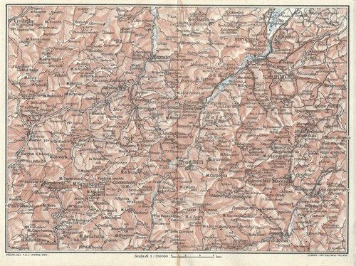 Carta geografica antica marche - antica,