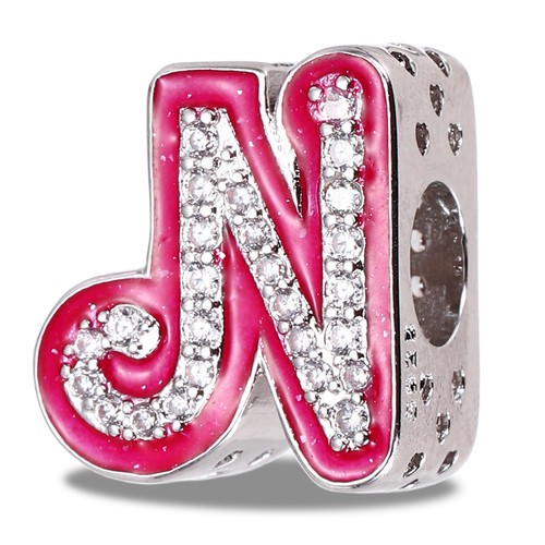 Charm per bracciali lettera - , n